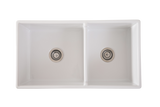 Double Country Offset Sink with drain