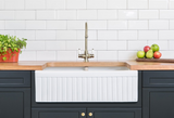 Narrow Double Fluted Sink